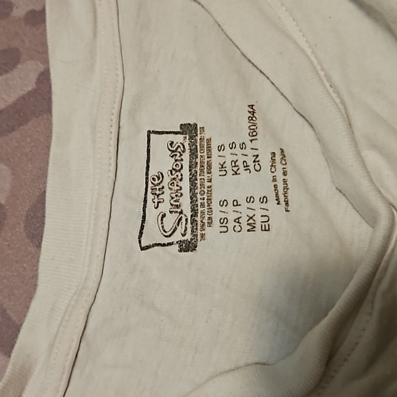 HIP HOP RAP Style Bart Simpson T-Shirt MEDIUM  The Simpsons Gold Chain Money - Picture 3 of 3